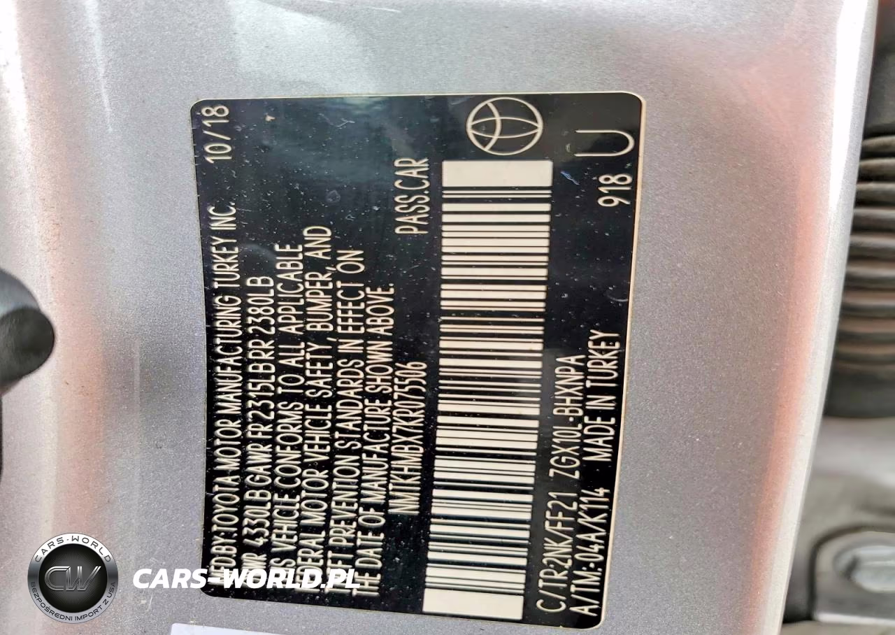 2019 Toyota C-Hr Xle VIN:NMTKHMBX7KR075506 - 13