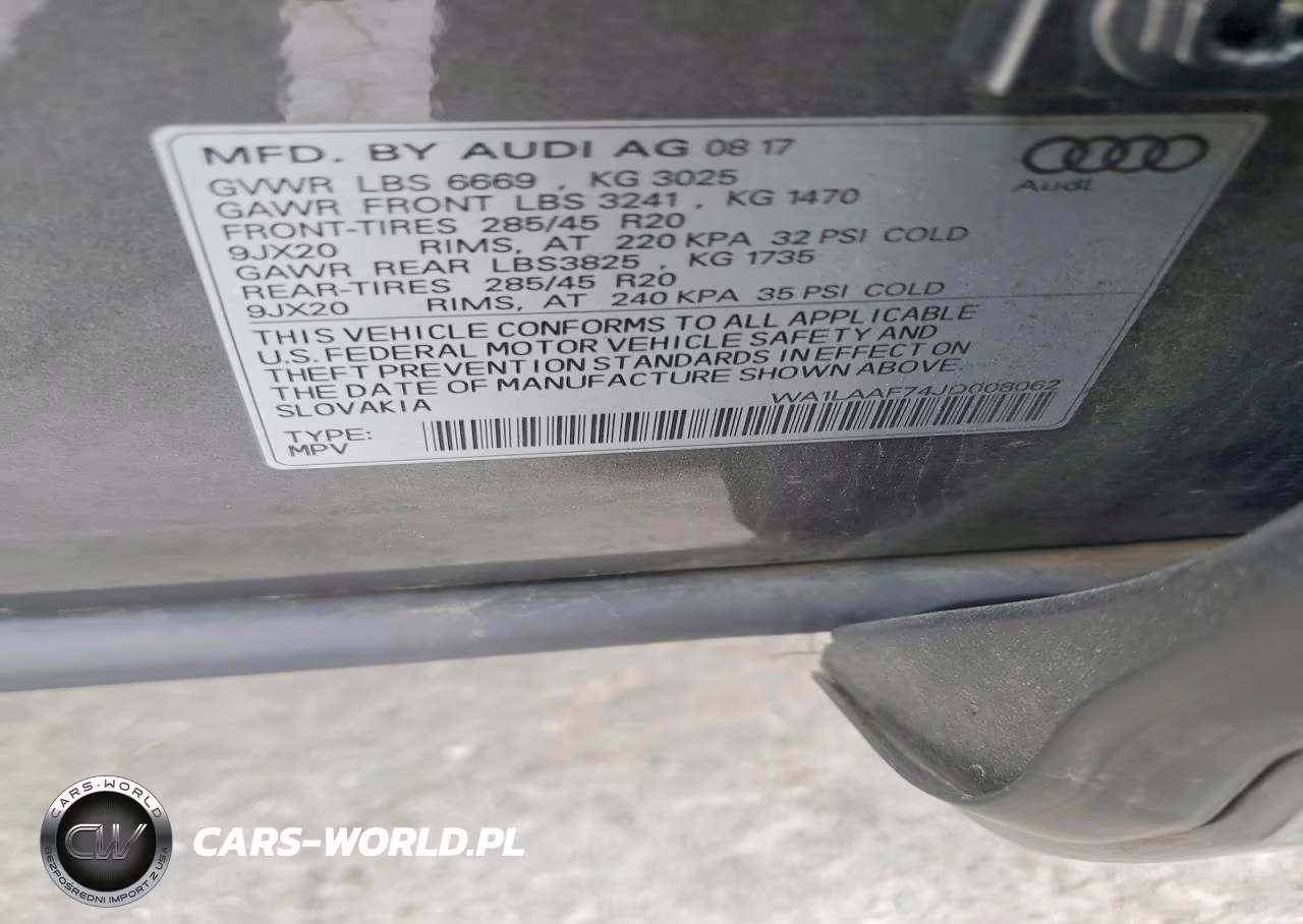 2018 Audi Q7 Premium Plus VIN:WA1LAAF74JD008062 - 13