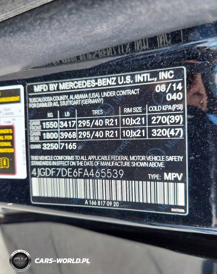 2015 Mercedes-Benz Gl 550 4Matic VIN:4JGDF7DE6FA465539 - 13