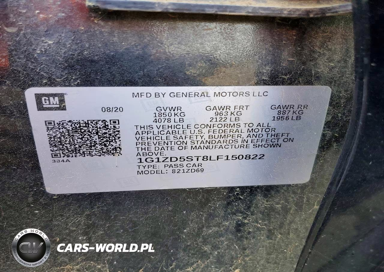 2020 Chevrolet Malibu Lt VIN:1G1ZD5ST8LF150822 - 12