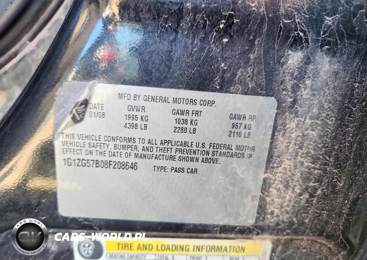 2008 Chevrolet Malibu 2Lt VIN:1G1ZG57B08F208646 - 13