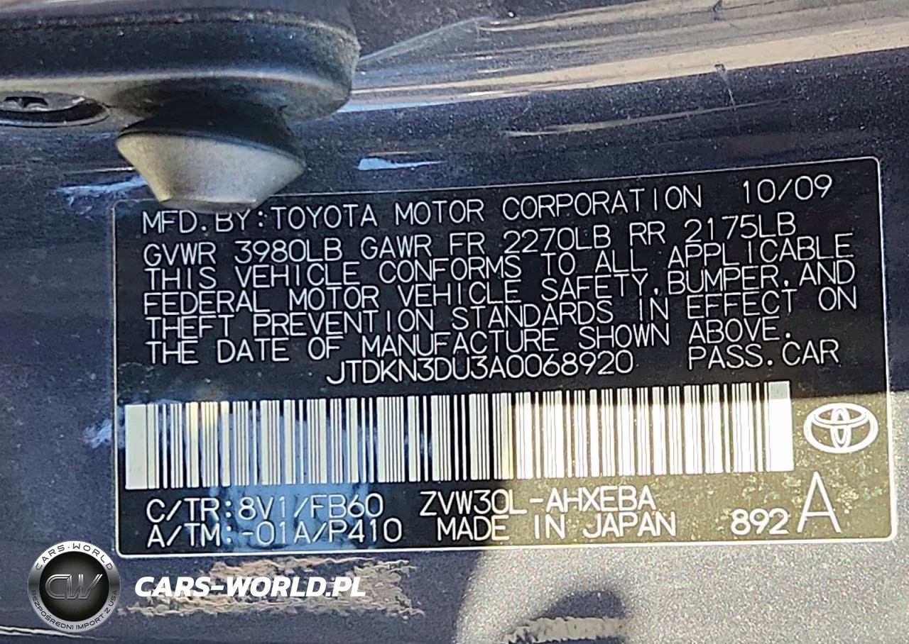 2010 Toyota Prius Ii VIN:JTDKN3DU3A0068920 - 12