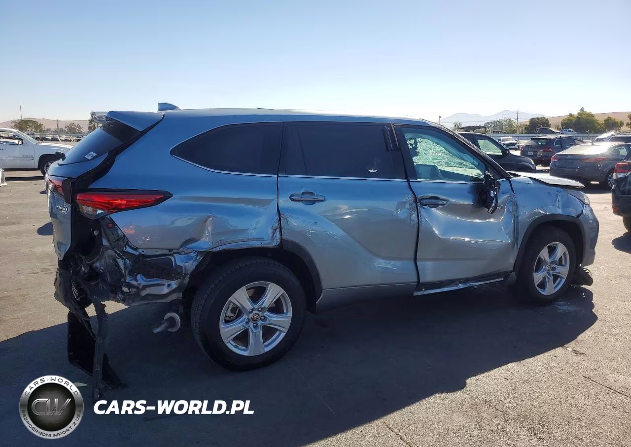2021 Toyota Highlander Hybrid Le VIN:5TDZARAH2MS009959 - 3