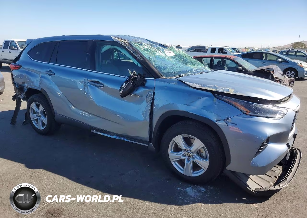 2021 Toyota Highlander Hybrid Le VIN:5TDZARAH2MS009959 - 4