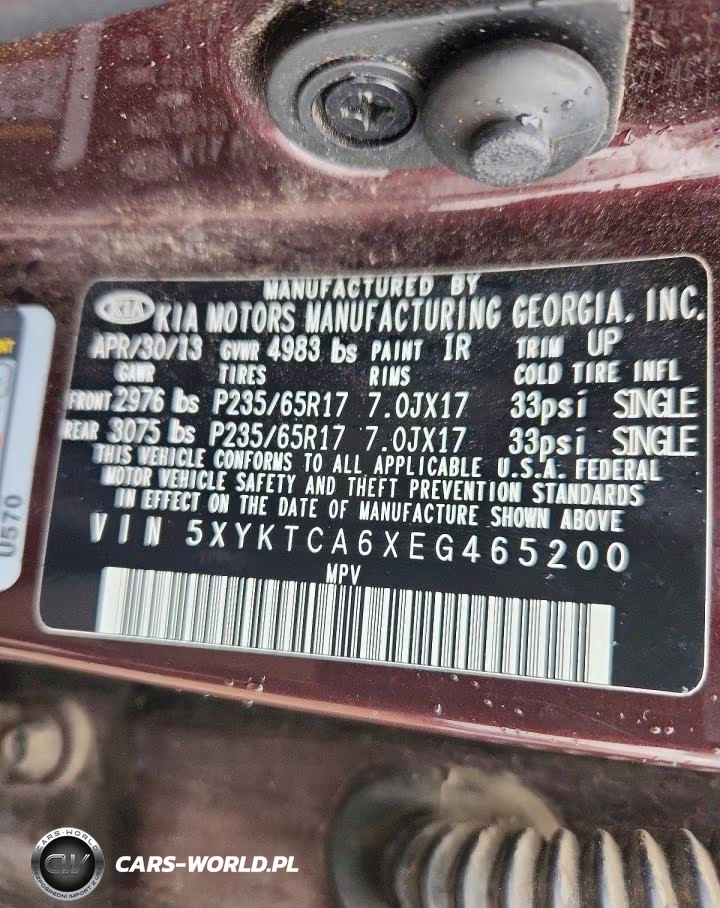 2014 Kia Sorento Lx VIN:5XYKTCA6XEG465200 - 13