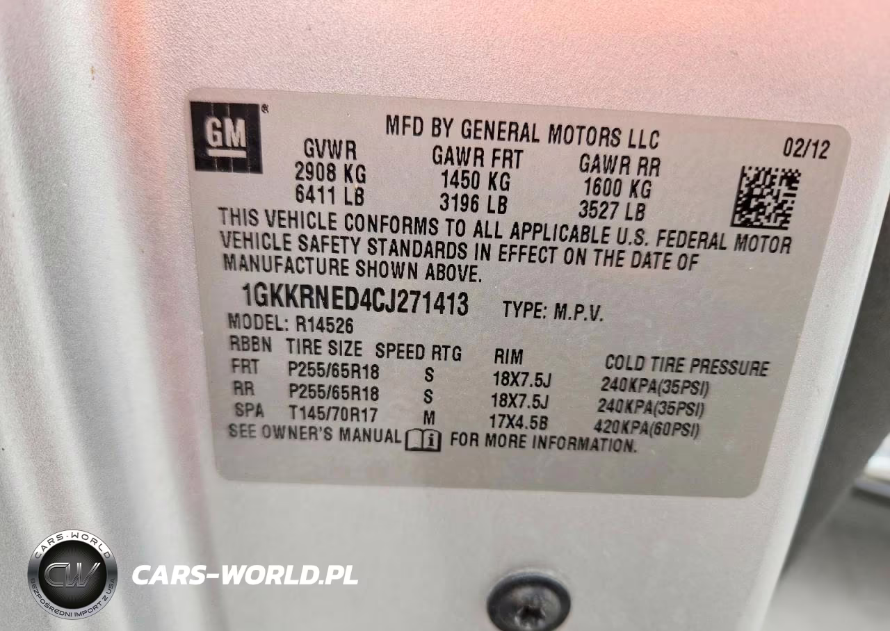 2012 GMC Acadia Sle VIN:1GKKRNED4CJ271413 - 14
