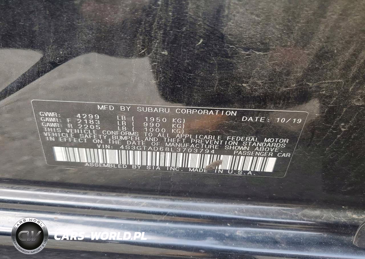 2020 Subaru Impreza Premium VIN:4S3GTAD68L3703794 - 12
