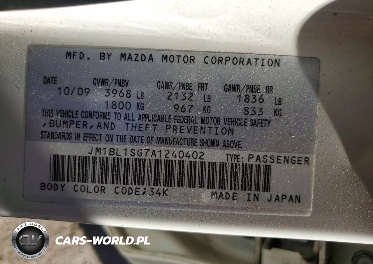 2010 Mazda 3 I VIN:JM1BL1SG7A1240402 - 12