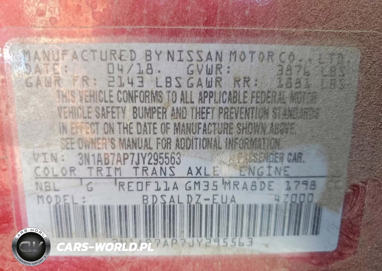 2018 Nissan Sentra Sv VIN:3N1AB7AP7JY295563 - 13