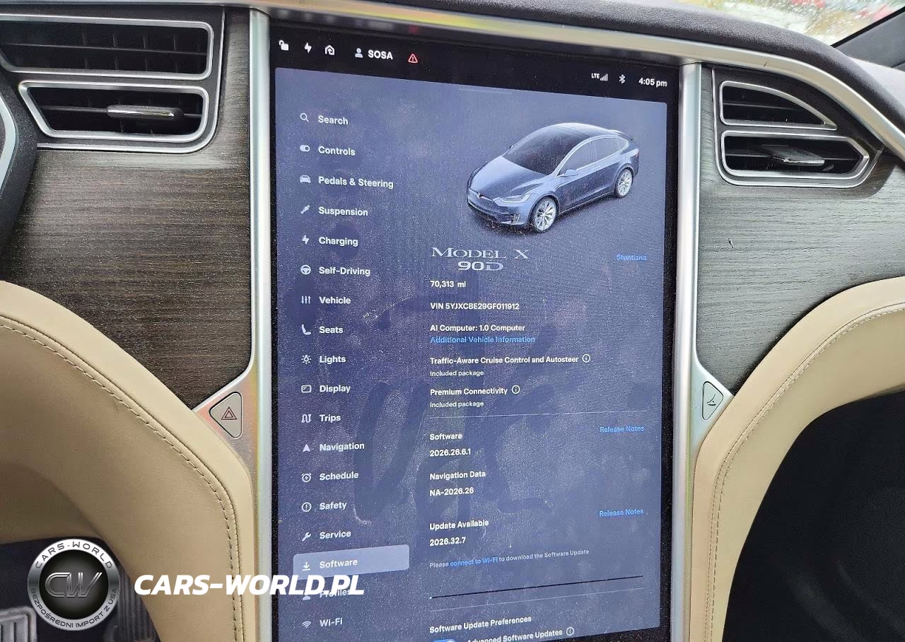 2016 Tesla Model X VIN:5YJXCBE29GF011912 - 9