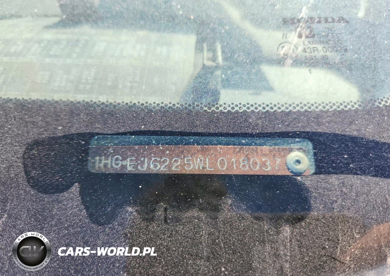 1998 Honda Civic Dx VIN:1HGEJ6225WL018037 - 12