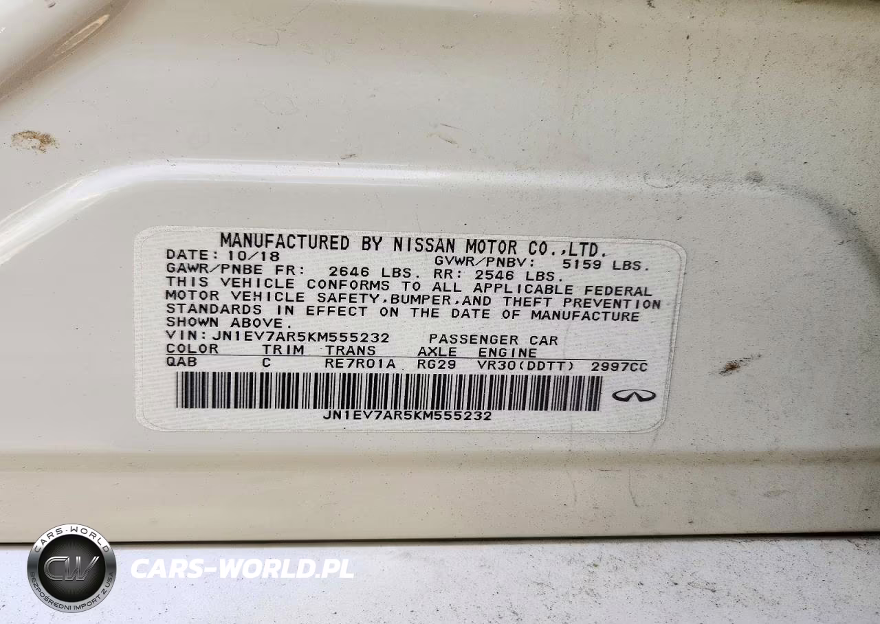2019 Infiniti Q50 3.0T Luxe VIN:JN1EV7AR5KM555232 - 12