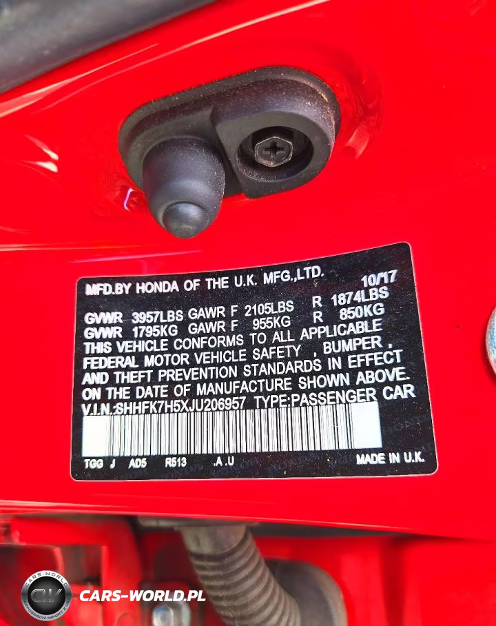 2018 Honda Civic Ex VIN:SHHFK7H5XJU206957 - 12