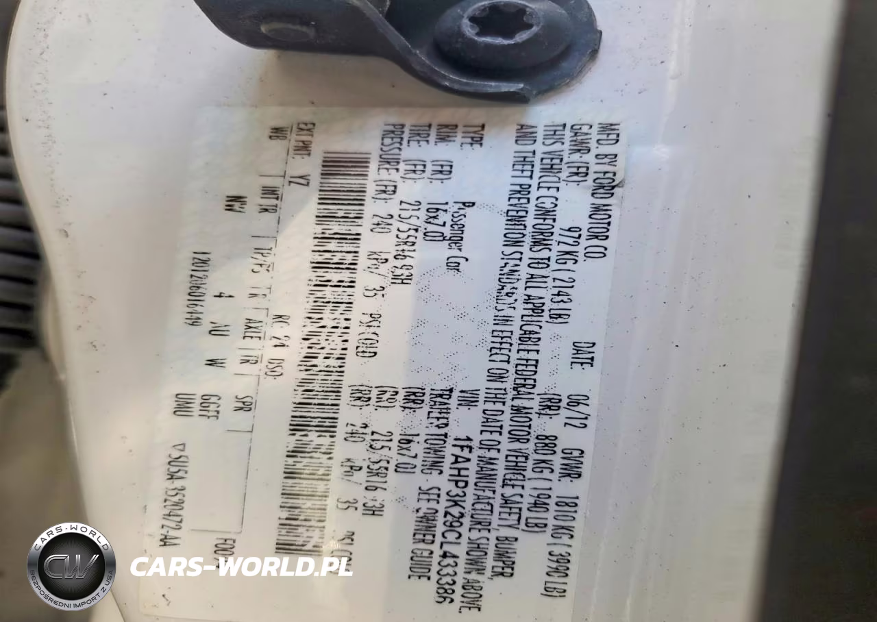 2012 Ford Focus Se VIN:1FAHP3K29CL433386 - 14