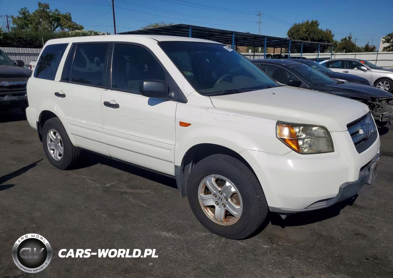 2007 Honda Pilot Lx VIN:5FNYF18147B002009 - 4