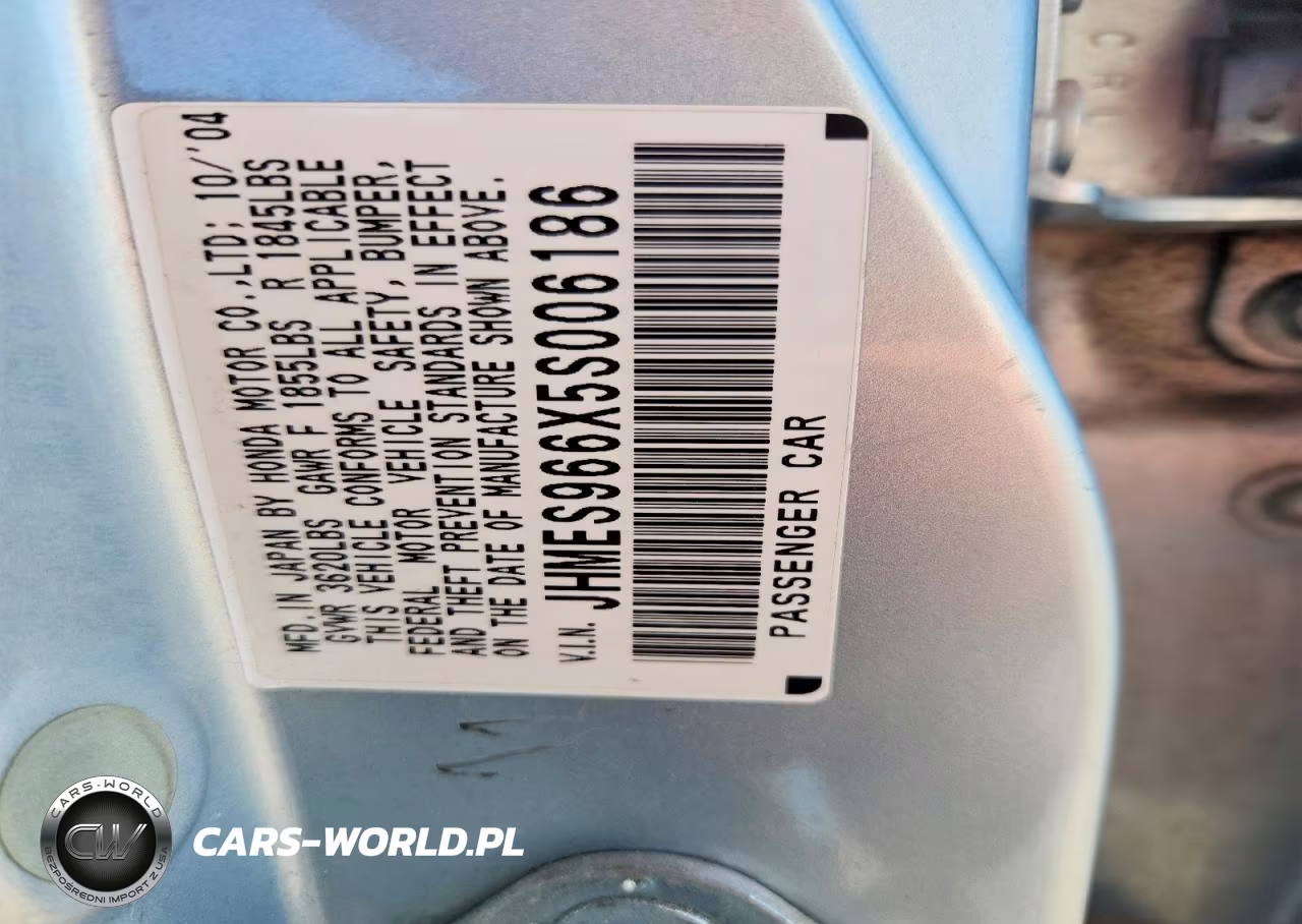 2005 Honda Civic Hybrid VIN:JHMES966X5S006186 - 12