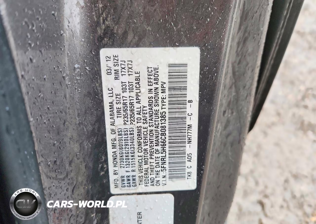 2012 Honda Odyssey Exl VIN:5FNRL5H66CB081385 - 13
