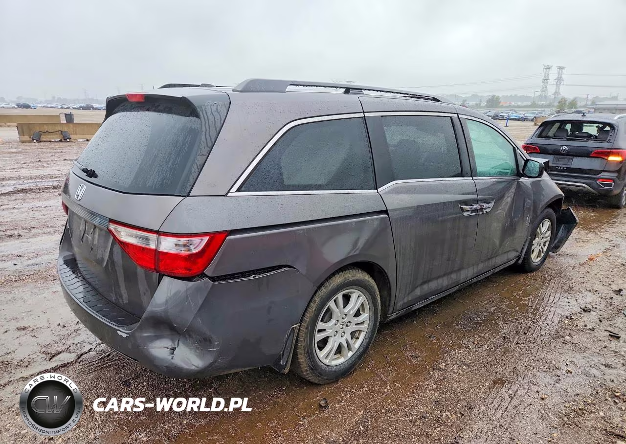 2012 Honda Odyssey Exl VIN:5FNRL5H66CB081385 - 3