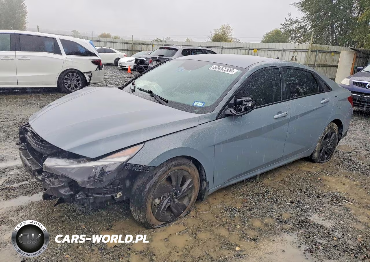 2022 Hyundai Elantra Sel VIN:KMHLM4AG7NU317161 - 1
