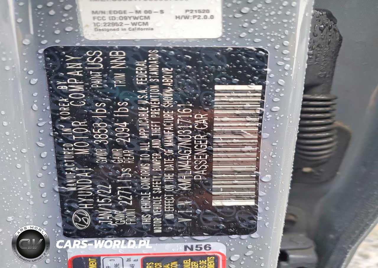 2022 Hyundai Elantra Sel VIN:KMHLM4AG7NU317161 - 12