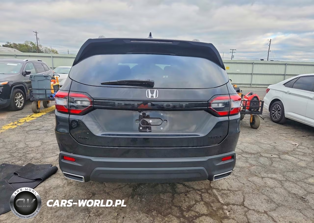 2025 Honda Pilot Sport VIN:5FNYG1H31SB124043 - 6