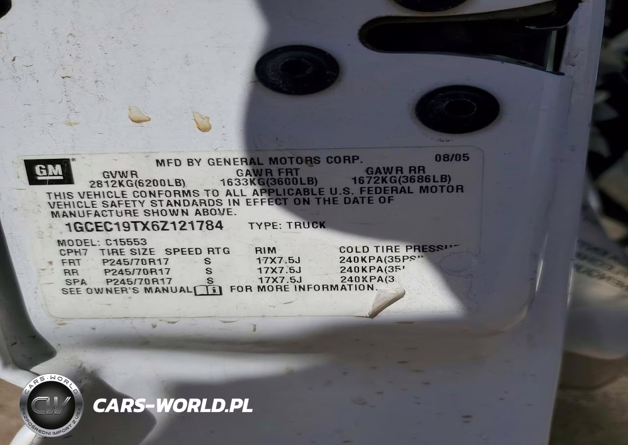 2006 Chevrolet Silverado C1500 VIN:1GCEC19TX6Z121784 - 13
