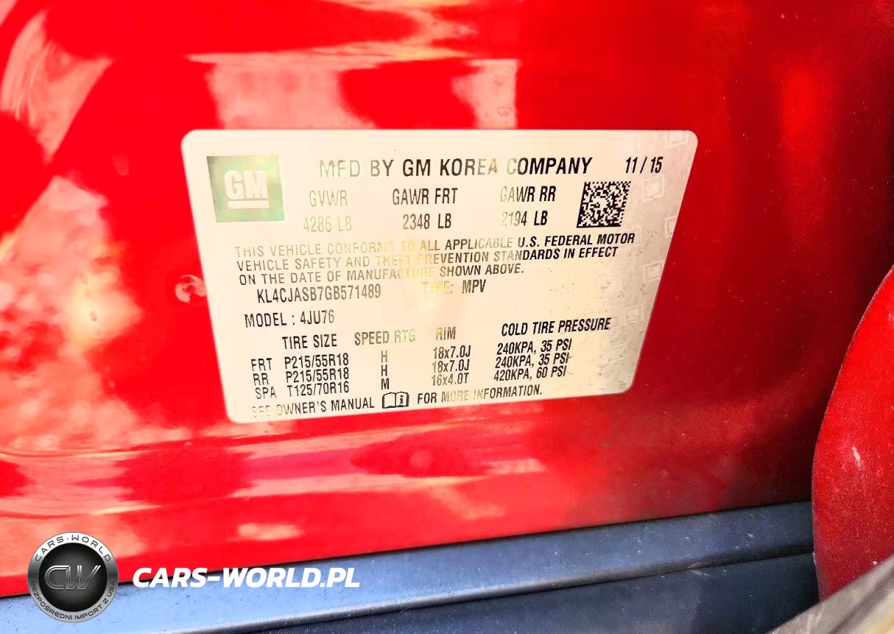 2016 Buick Encore VIN:KL4CJASB7GB571489 - 13