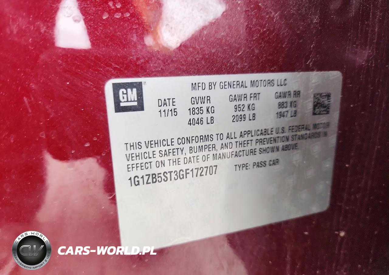 2016 Chevrolet Malibu Ls VIN:1G1ZB5ST3GF172707 - 12