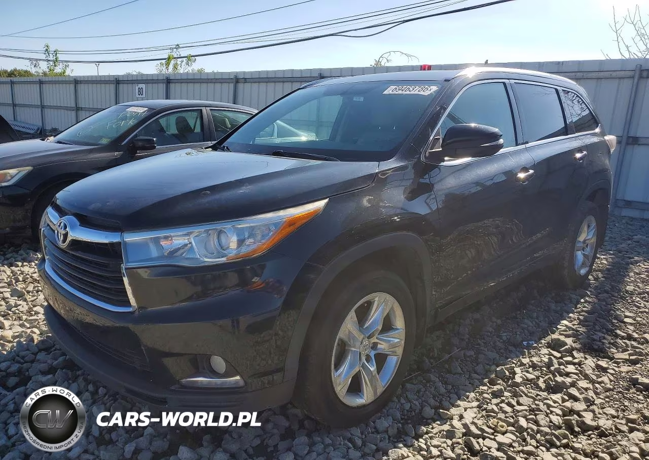 2015 Toyota Highlander Limited VIN:5TDDKRFH9FS133374 - 1