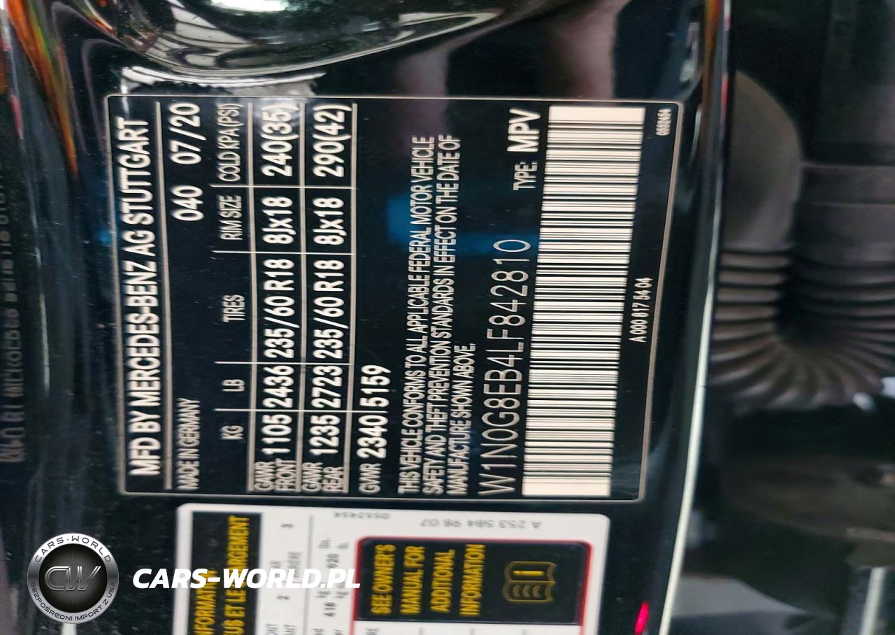 2020 Mercedes-Benz Glc 300 4Matic VIN:W1N0G8EB4LF842810 - 13