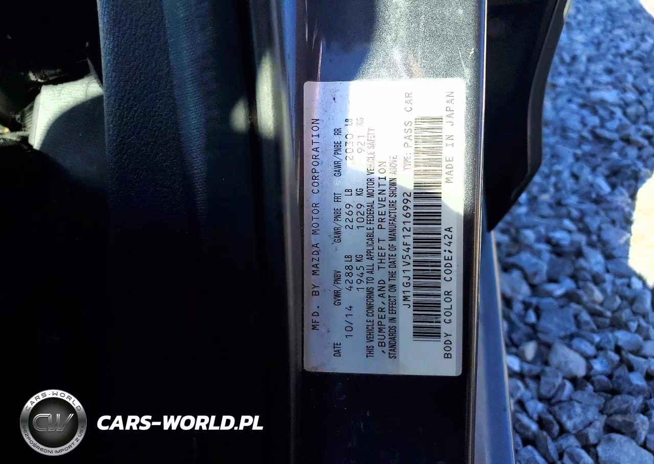 2015 Mazda 6 Touring VIN:JM1GJ1V54F1216992 - 12