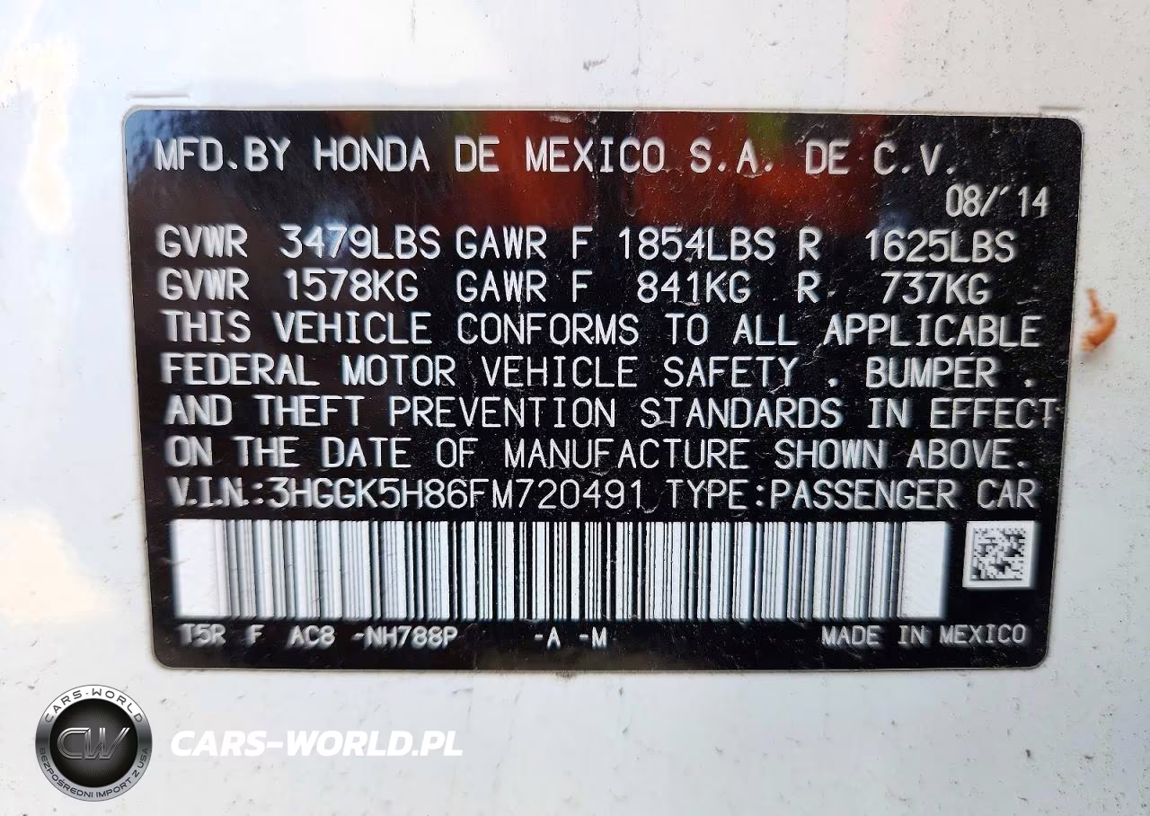 2015 Honda Fit Ex VIN:3HGGK5H86FM720491 - 12