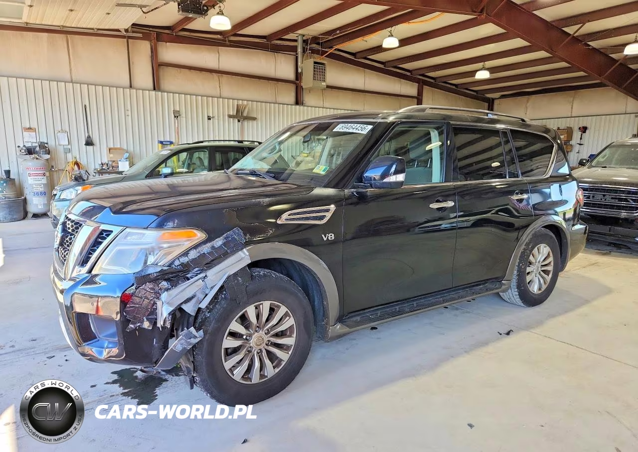 2017 Nissan Armada Sv VIN:JN8AY2NC7H9504018 - 1