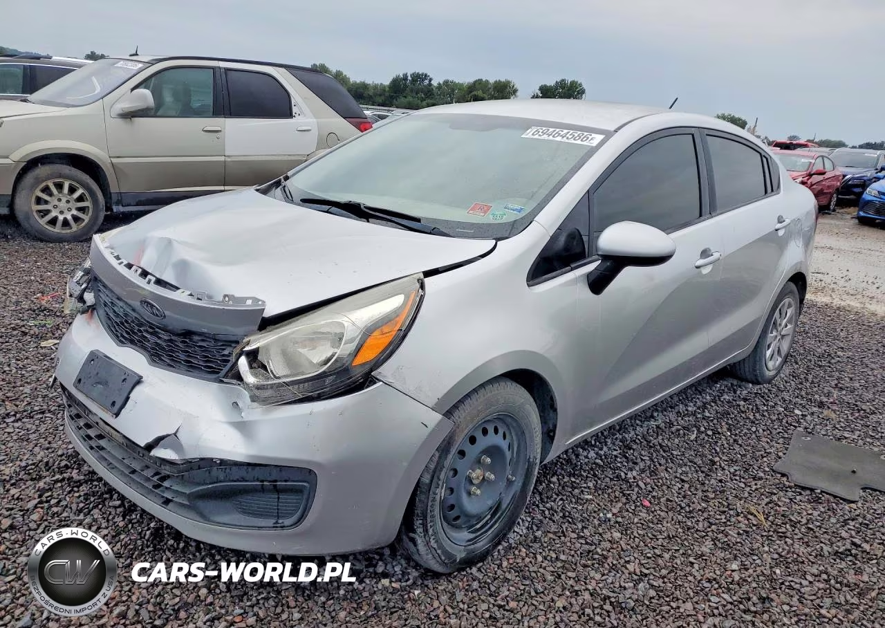 2013 Kia Rio Lx VIN:KNADM4A32D6176070 - 1