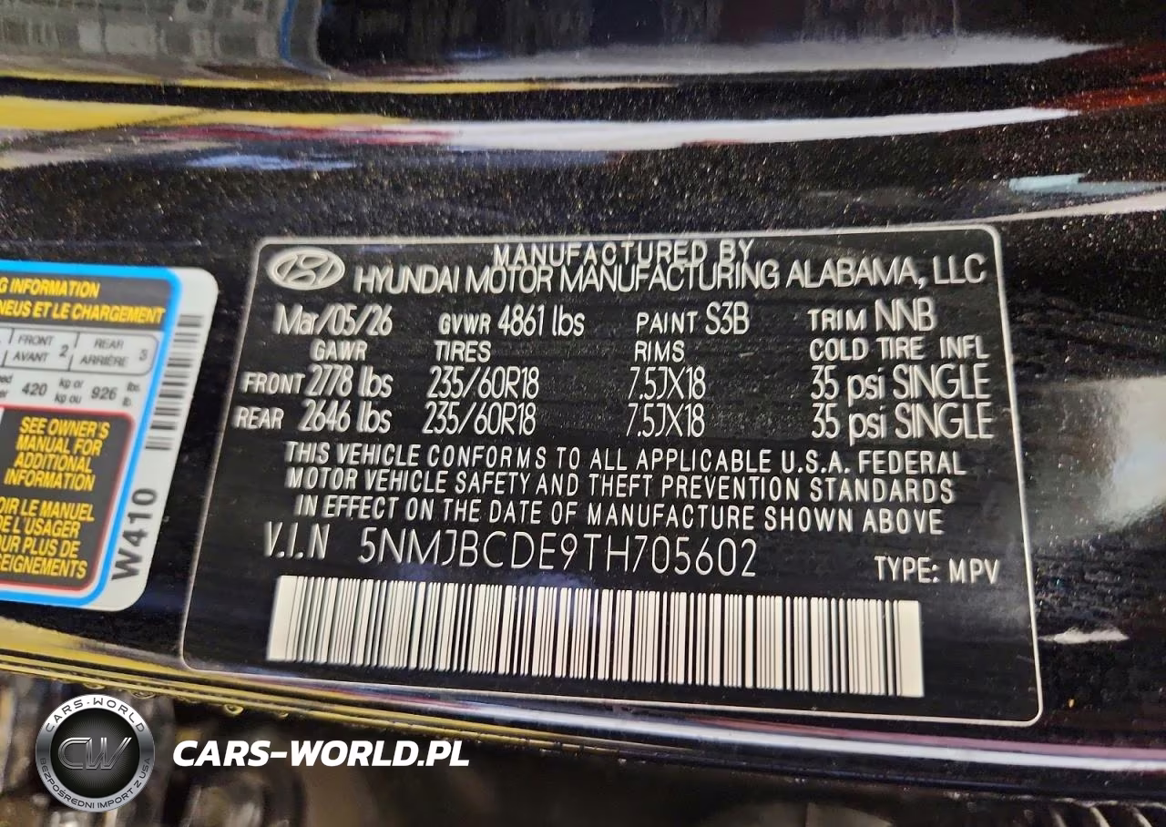 2026 Hyundai Tucson Sel VIN:5NMJBCDE9TH705602 - 13