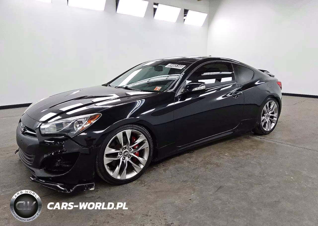 2013 Hyundai Genesis Coupe 3.8 Track VIN:KMHHU6KJ0DU107673 - 1