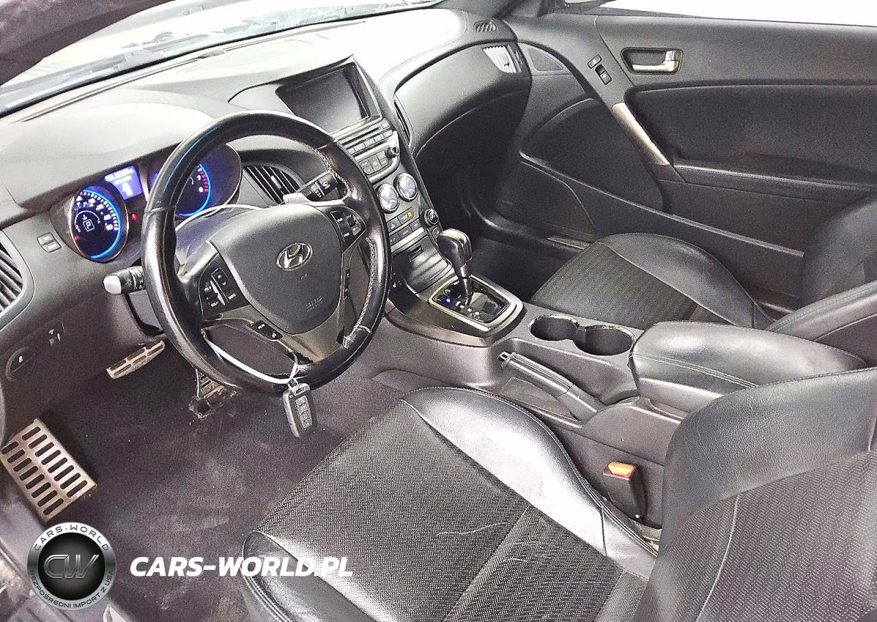 2013 Hyundai Genesis Coupe 3.8 Track VIN:KMHHU6KJ0DU107673 - 8