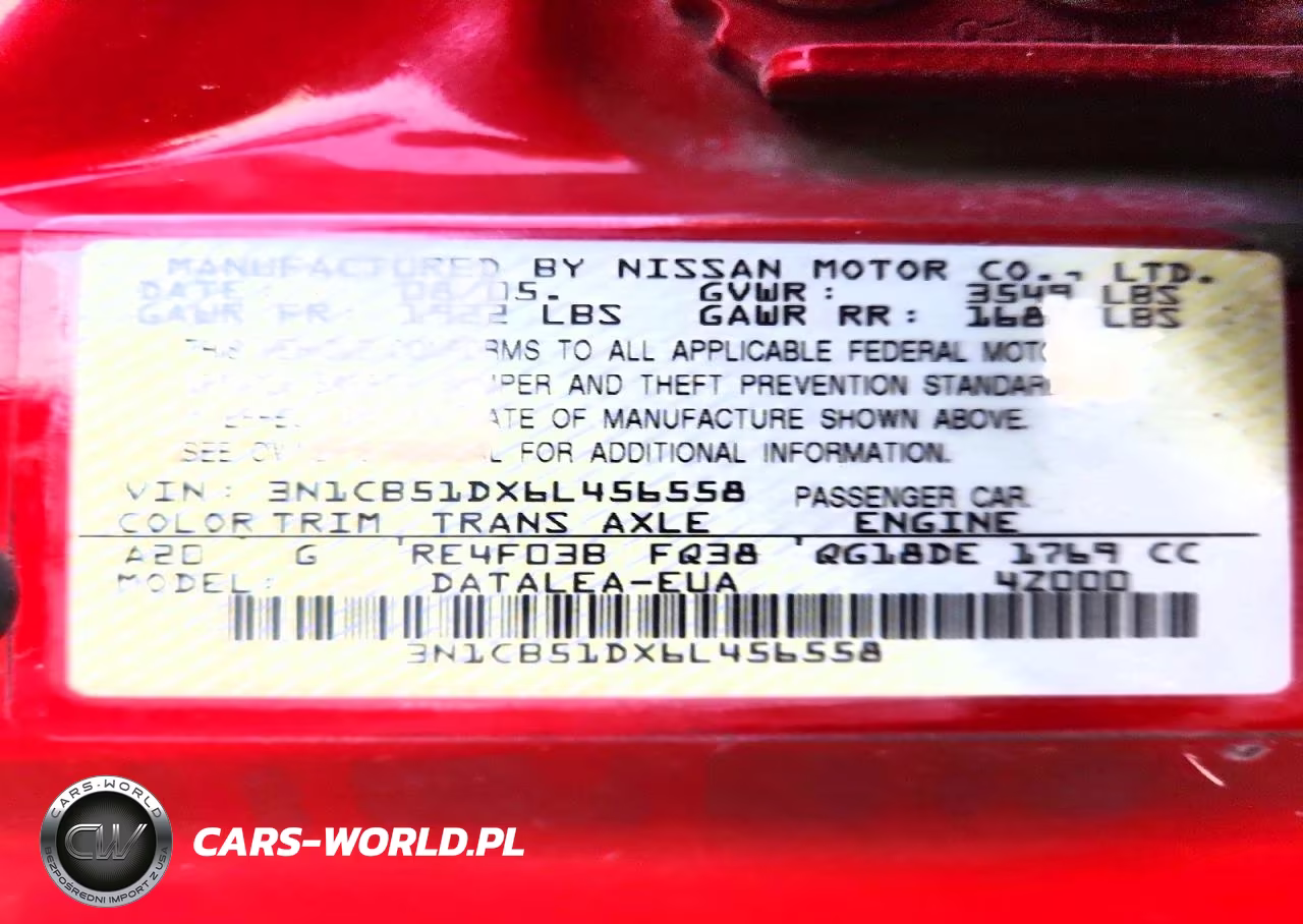 2006 Nissan Sentra 1.8 VIN:3N1CB51DX6L456558 - 12