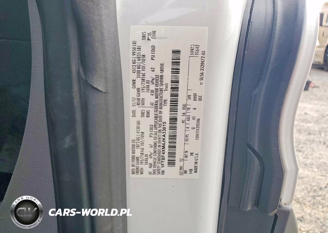 2018 Ford Transit T-350 Hd VIN:1FTBF4XM4JKA33015 - 13