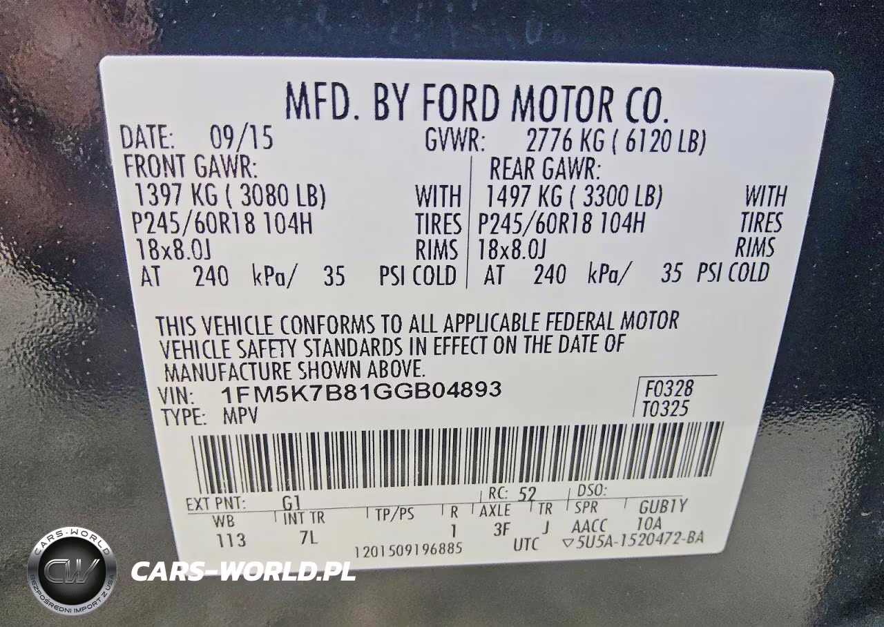 2016 Ford Explorer VIN:1FM5K7B81GGB04893 - 13
