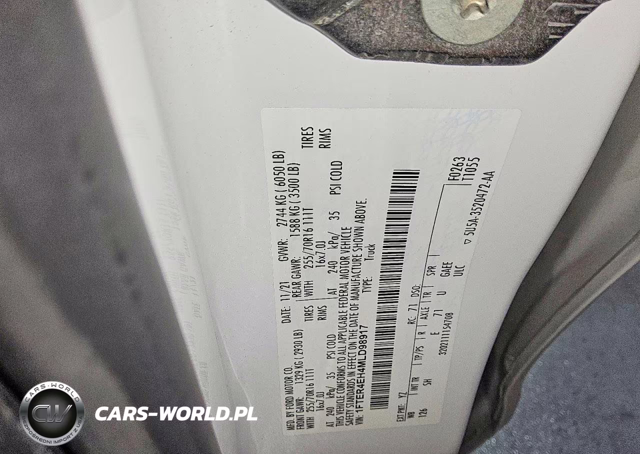 2021 Ford Ranger Xl VIN:1FTER4EH4MLD98917 - 13