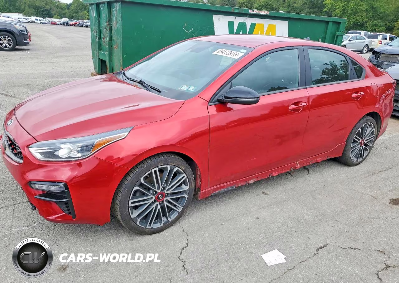 2021 Kia Forte Gt VIN:3KPF44AC2ME417423 - 1