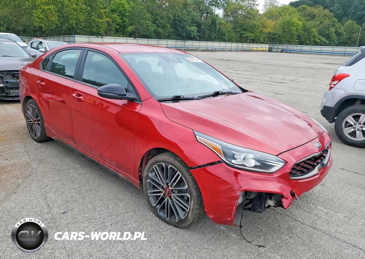 2021 Kia Forte Gt VIN:3KPF44AC2ME417423 - 4