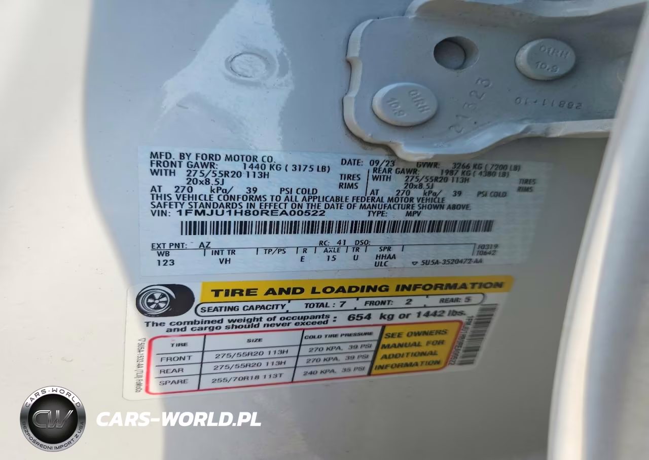 2024 Ford Expedition Xlt VIN:1FMJU1H80REA00522 - 13