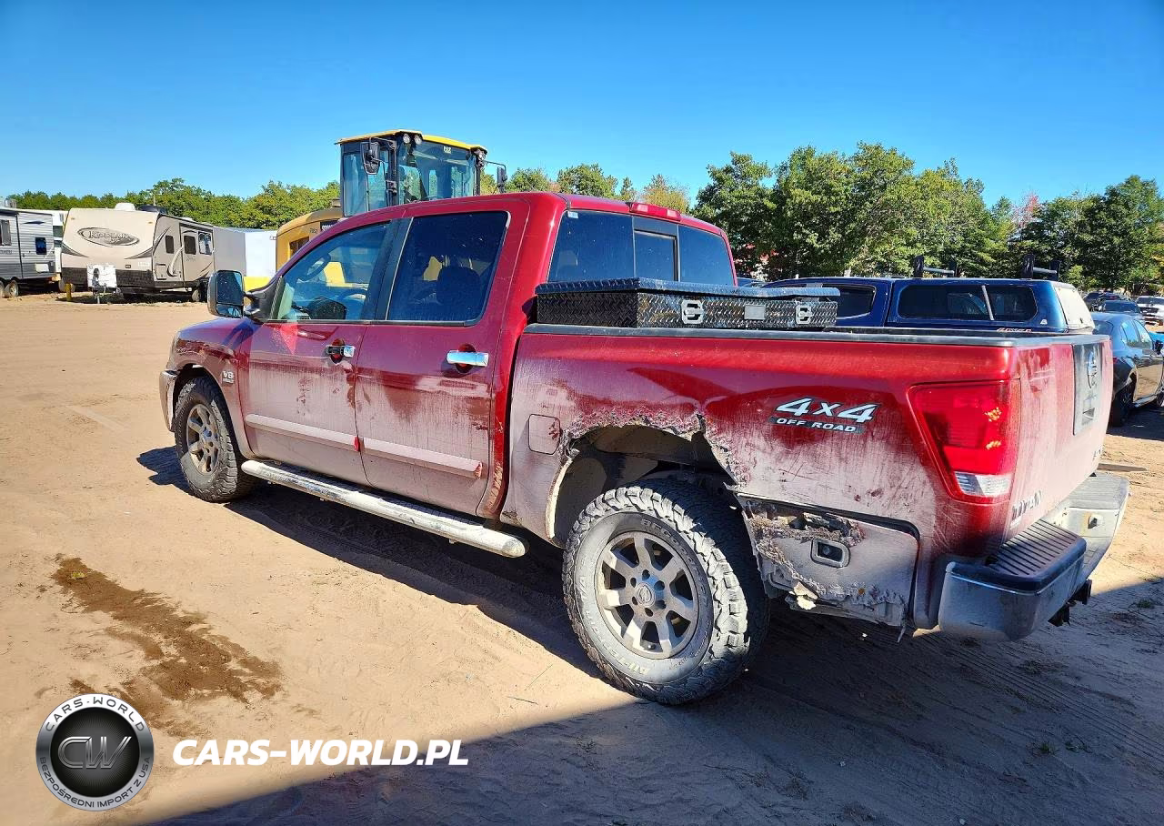 2004 Nissan Titan Xe VIN:1N6AA07B24N562240 - 2