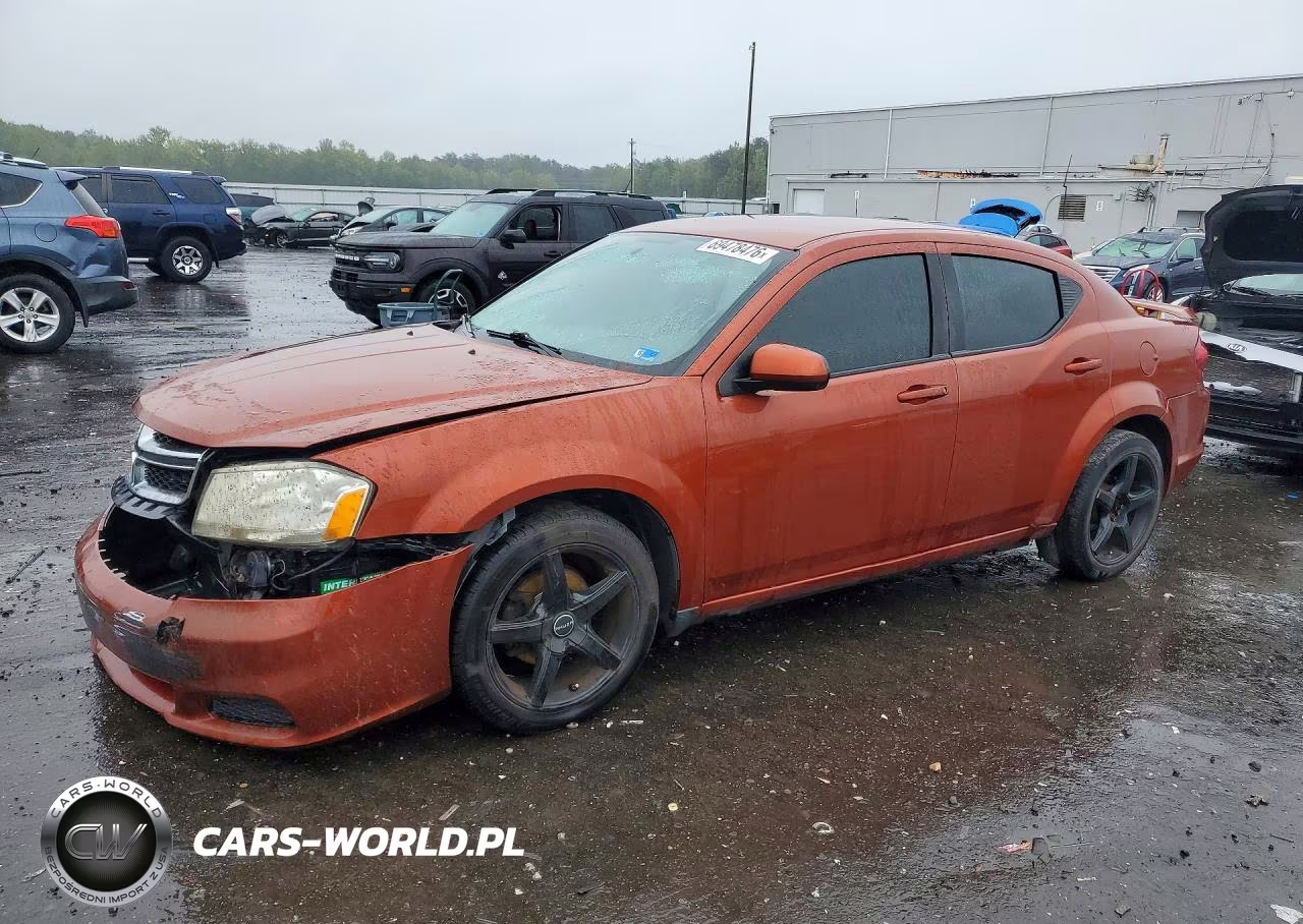 2012 Dodge Avenger Sxt VIN:1C3CDZCBXCN238713 - 1