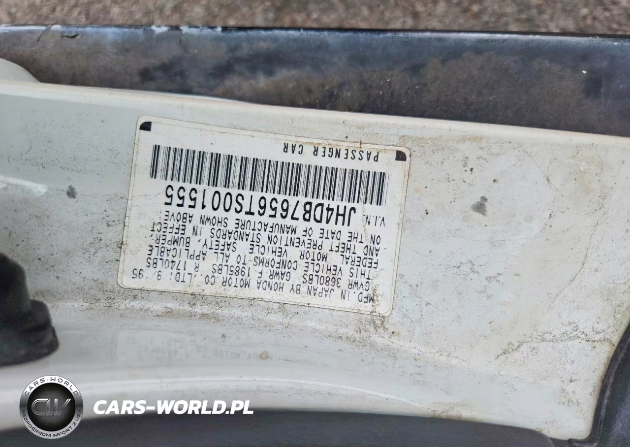 1996 Acura Integra Ls VIN:JH4DB7656TS001555 - 12