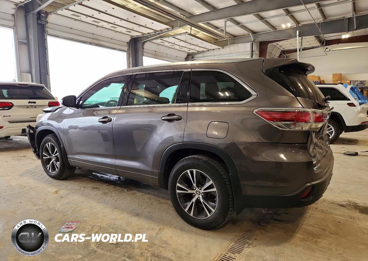 2016 Toyota Highlander Xle VIN:5TDJKRFH0GS238700 - 2