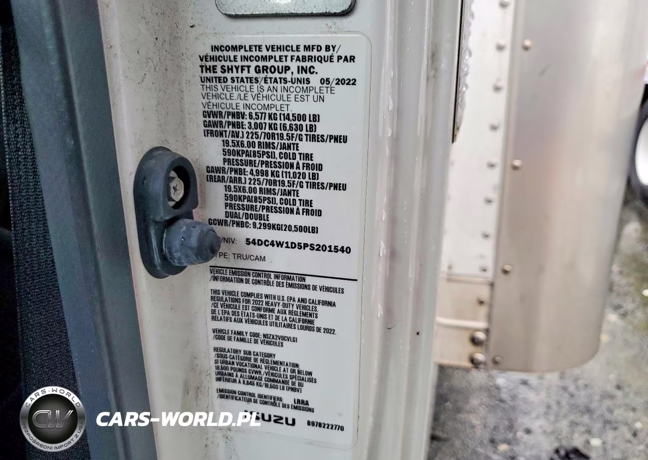 2023 Isuzu Npr Hd Box Truck VIN:54DC4W1D5PS201540 - 13