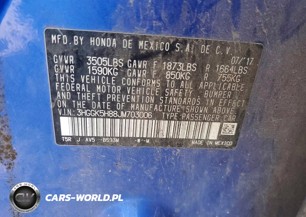 2018 Honda Fit Ex VIN:3HGGK5H88JM703006 - 12